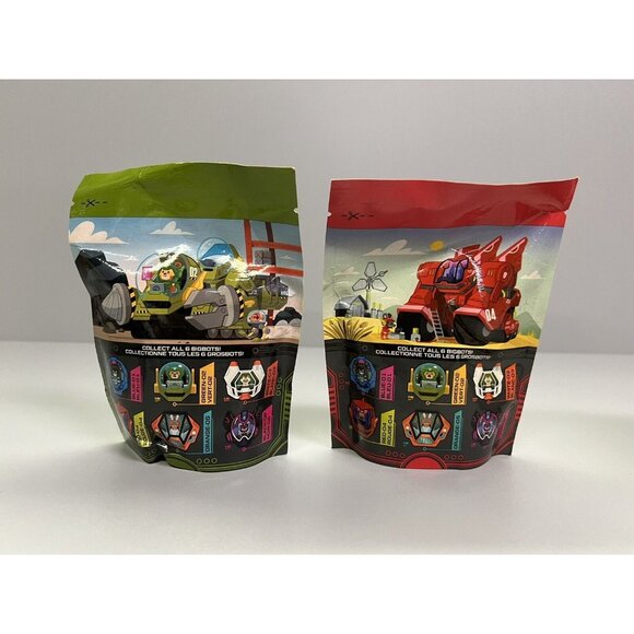 Wendy's Kids Meals Smart Links Big Bots 2021 Kids Toys Complete Lot of 4 New NIP - Picture 4 of 7